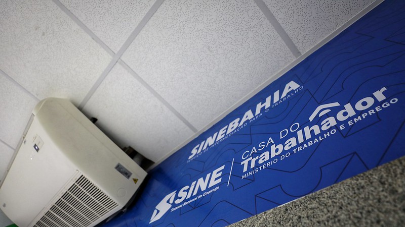 SineBahia oferece vagas para Salvador,RMS e interior do estado nesta segunda (11)